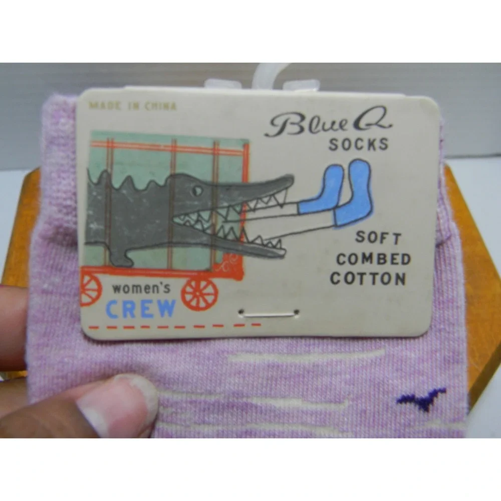Blue Q Cute But Psycho Women's Crew Socks Size 5-10 Novelty NWT